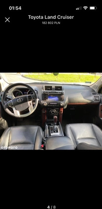 Toyota Land Cruiser cena 155900 przebieg: 230000, rok produkcji 2017 z Warszawa małe 16
